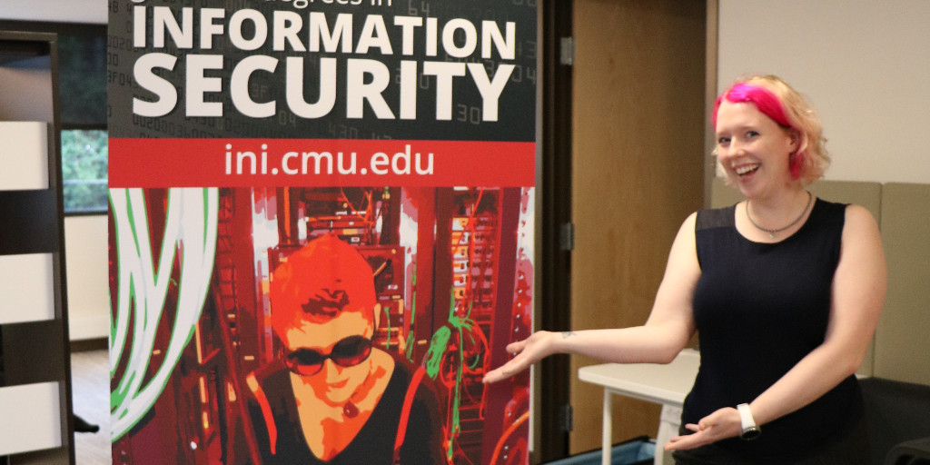 It's a picture of me standing next to a picture of me